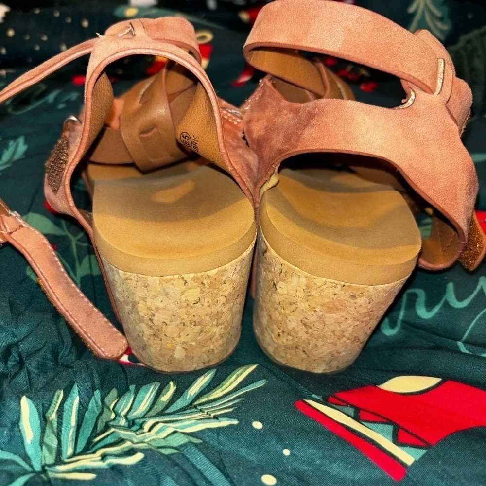 Gypsy Jazz Brown Wedge Sandals